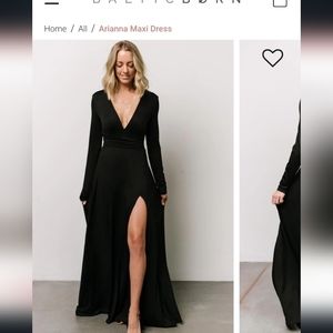 Baltic born black maxi dress